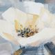 A & B Home Holland Blue/Ivory/Pink Hand Painting Wall Art-2