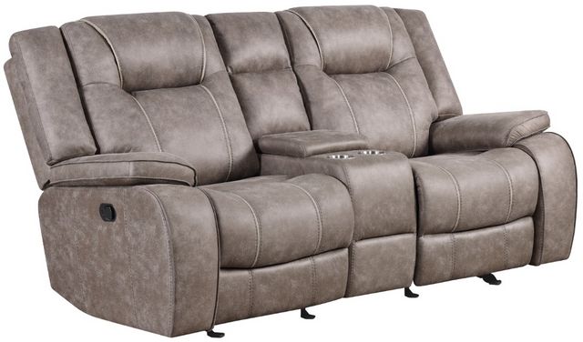 Parker House® Blake Desert Taupe Manual Reclining Console Loveseat