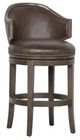 Fairfield® Customizable Pelle Provisions Gimlet Leather Swivel Bar Stool-0