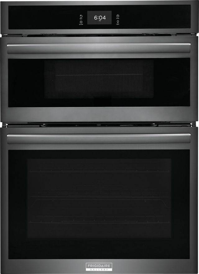 Frigidaire Gallery® 30" Smudge-Proof® Black Stainless Steel Oven/Microwave Combo Electric Wall Oven