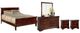 Signature Design by Ashley® Alisdair 5-Piece Dark Brown Queen Sleigh Bed Set-0