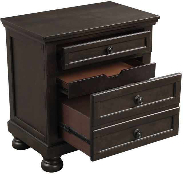 Homelegance® Begonia Grayish Brown Nightstand-3