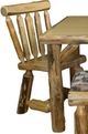Best Craft Furniture RRP14 Rustic Red Pine Dining Side Chair-0