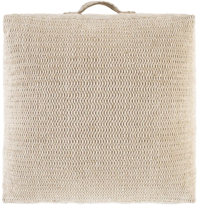 Surya Palmetto Beige 24"x24" Toss Pillow-1