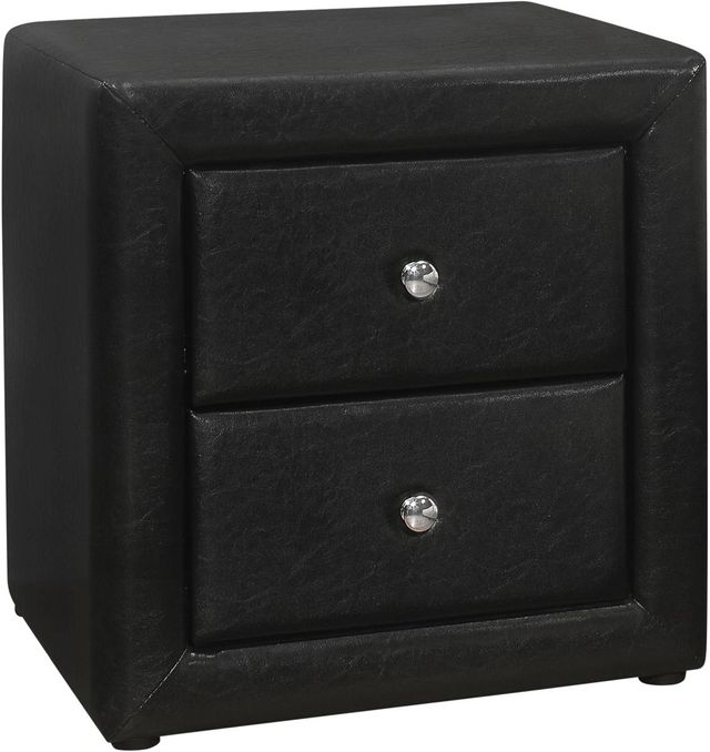 Monarch Specialties Inc. Black Night Stand-0
