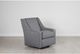 Kevin Charles Fine Upholstery® Austin Sugarshack Blue Swivel Rocker Glider-5