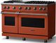 Viking® 5 Series 48" Spiced Cider Pro Style Gas (LP) Range with Polished Chrome Trim-2