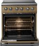 Viking® 5 Series 30" Golden Hour Pro Style Electric Range with Polished Chrome Trim-1
