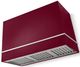 AGA Loge 48" Cranberry Wall Mounted Range Hood  with Polished Chrome Trim-0