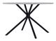Zuo® Modern Amiens White Dining Table with Black Base-1