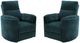 Parker House® Radius 2-Piece Peacock Power Swivel Glider Recliner Set-0