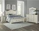 Vaughan-Bassett Rustic Hills Weathered White King Storage Bed-3