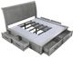 Homelegance® Logandale Antique Gray California King Sleigh Storage Bed-3