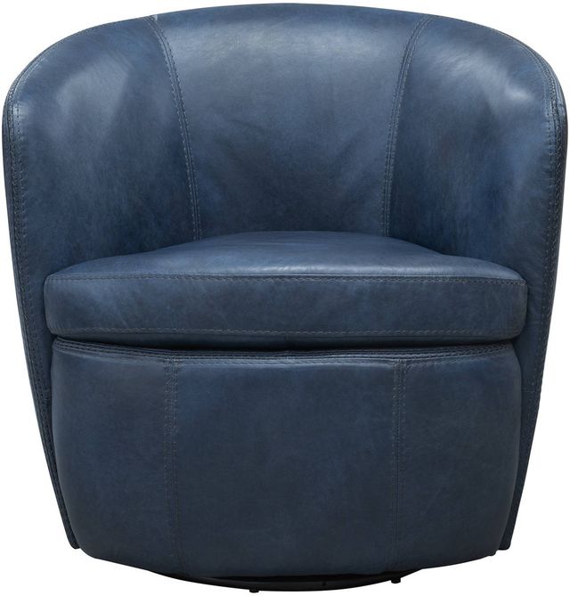 Parker House® Barolo Vintage Navy Swivel Club Chair-2