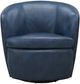 Parker House® Barolo Vintage Navy Swivel Club Chair-2