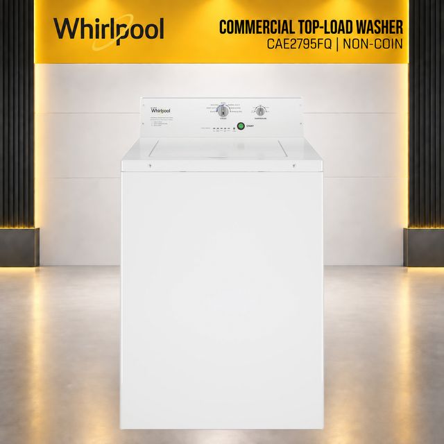 Whirlpool Commercial 3.27 Cu. Ft. Non-Coin Top-Load Washer - White-2