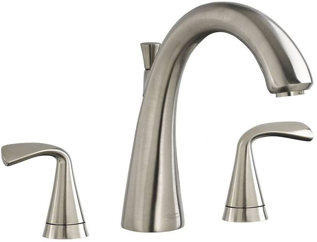 American Standard Fluent® Brushed Nickel Deck Mounted Roman Tub Filler-0
