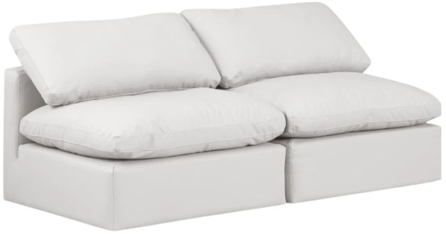 Meridian Furniture Indulge 2-Piece Cream Sofa-0