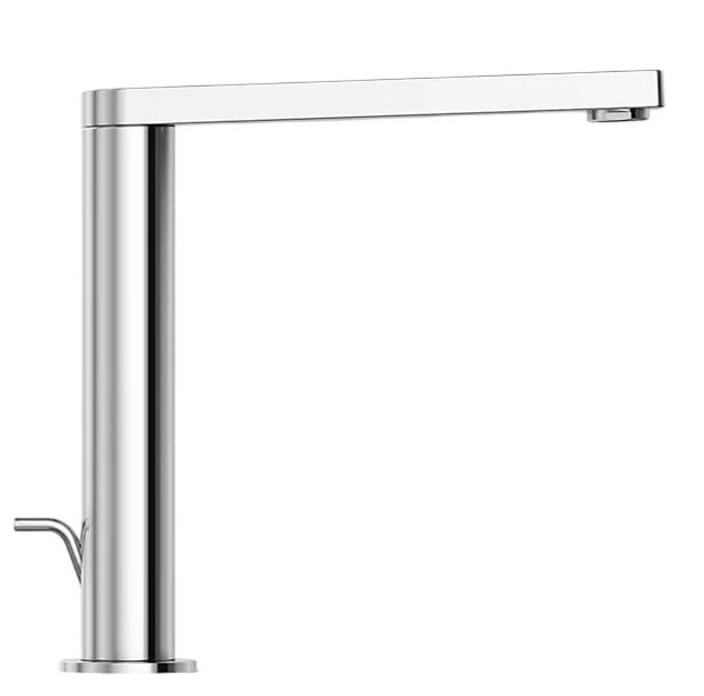 KOHLER® Composed® Polished Chrome Tall Single-Handle Bathroom Sink Faucet with Cylindrical Handle-2