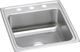 Elkay Lustertone® Classic Lustrous Satin 19-1/2" x 22" x 5" OS4-Hole Single Bowl Drop-In ADA Sink-0