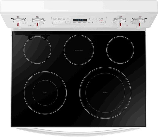Samsung 30" White Free Standing Electric Range-2