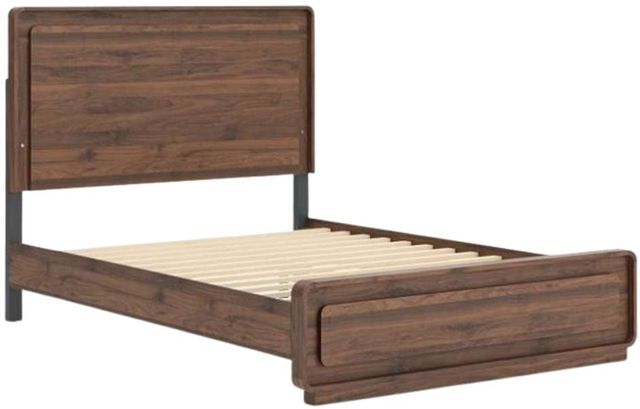 Signature Design by Ashley® Fortlorn Walnut Brown Queen Panel Bed-2
