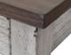 Steve Silver Co. Bear Creek Honey Smoke End Table with White Base-2