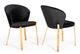 VIG Furniture Modrest Nadia 2-Piece Black/Rosegold Dining Chair-0
