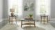 Coaster® Bradley 3-Piece Gray/Natural Coffee Table Set-1
