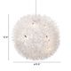 Zuo® Warp Chrome Ceiling Lamp-1