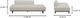 Moe's Home Collection Bennett Warm White Daybed-2