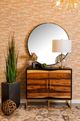 Coaster® Zara Black Walnut/Gold 2-Door Accent Cabinet-4