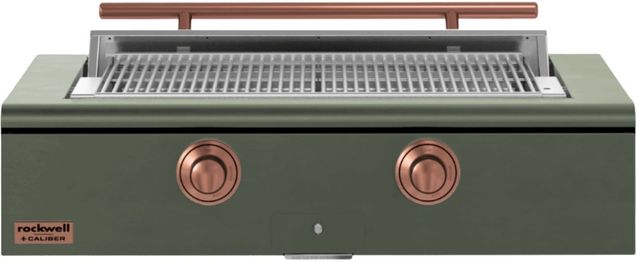Caliber™ Rockwell Social 2-Burner Olive Built-In Liquid Propane Grill with Copper Hardware-0
