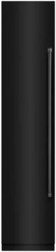 ZLINE 18 in. 8.6 Cu. Ft. Left Hinge Column Freezer in Black Stainless Steel with Graphite Gray Interior-0