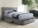 IFDC Gray King Platform Storage Bed-1