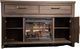 Signature Design by Ashley® Brazen Valley Dark Brown 60" TV Stand with Electric Fireplace-2