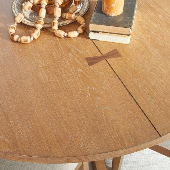 Flexsteel® Millwork Umber Round Dining Table-3