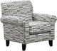 Fusion Furniture Universal Denim Stiletto Blue Accent Chair-0