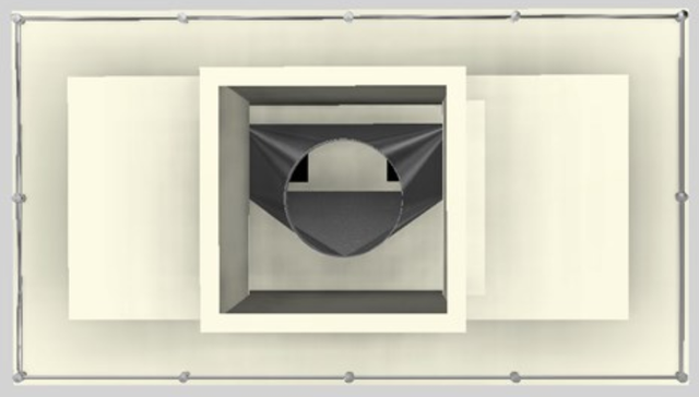 Vent-A-Hood® 54" Biscuit Contemporary Island Range Hood-2