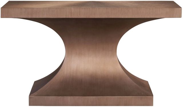 Universal Explore Home™ New Modern Leander Aged Brass Console Table-1