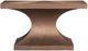 Universal Explore Home™ New Modern Leander Aged Brass Console Table-1