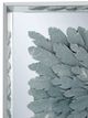 A & B Home Gray/Silver Paper Feather Shadow Box Wall Decor-3