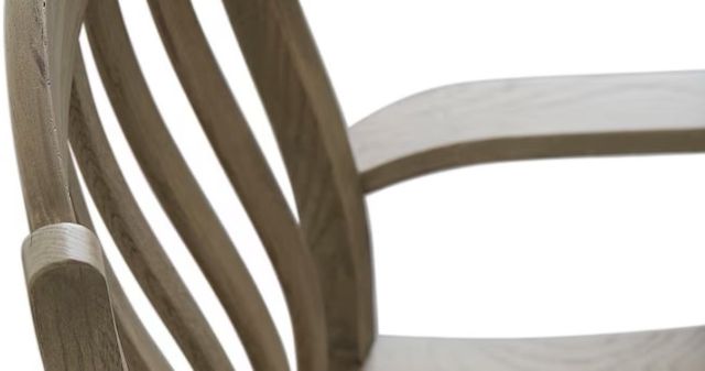 Bassett® Furniture Customizable BenchMade Holden Oak Dining Arm Chair-3