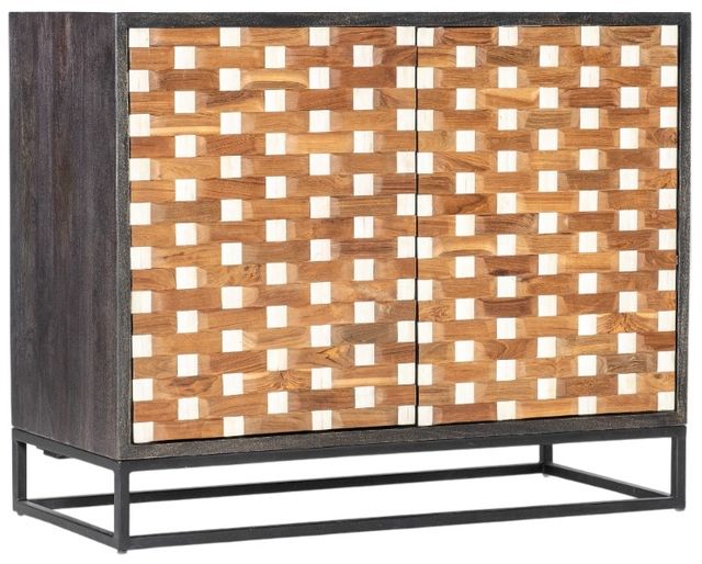 Hooker® Furniture Commerce and Market Weaver Black Rustic Accent Chest-0