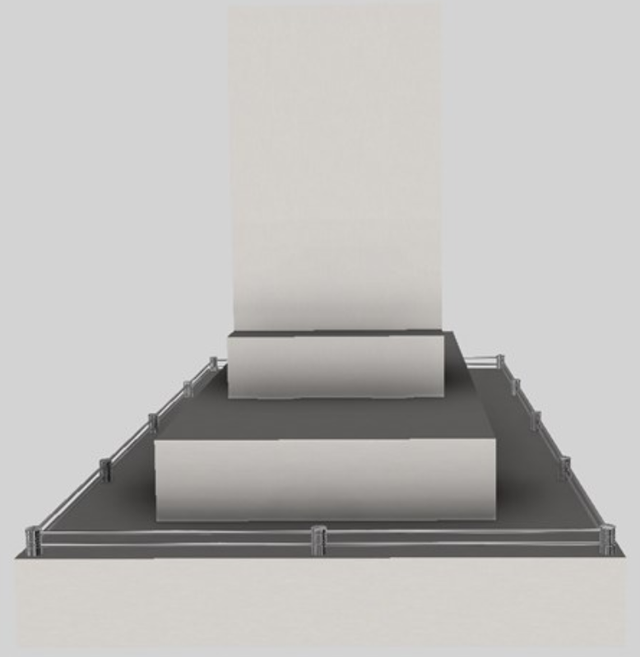 Vent-A-Hood® 54" Stainless Steel Contemporary Island Range Hood-1