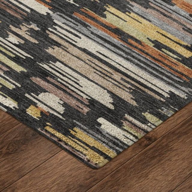 Dalyn™ Rug Company Kenner KN2 Black 5'x8' Area Rug-4