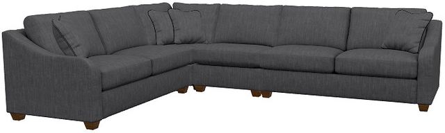 La-Z-Boy® Charlie Navy Sectional with Custom Layout Options-0