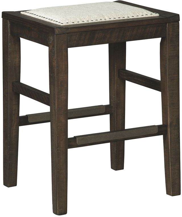 Signature Design by Ashley® Hallishaw 5-Piece Dark Brown Counter Height Dining Set-2