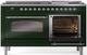Ilve® Nostalgie II Series 60" Emerald Green Pro Style Dual Fuel Range-3