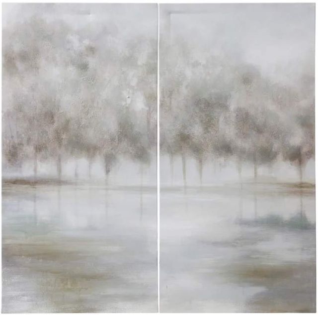 StyleCraft 2-Piece Handpainted Canvas Wall Art Set-0